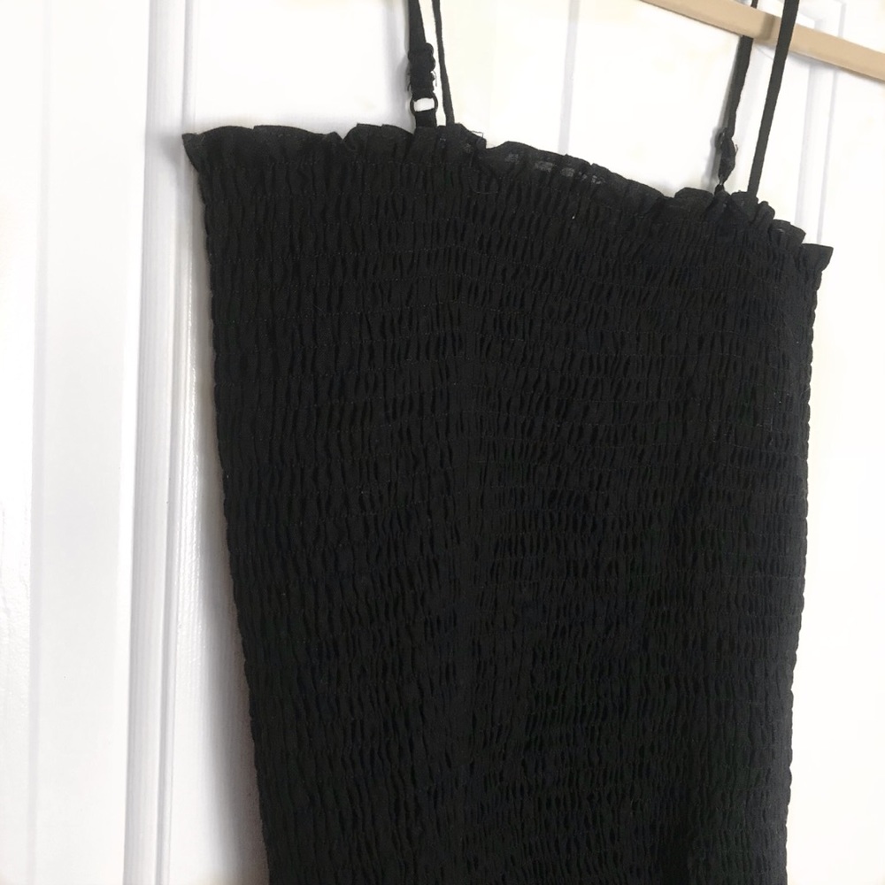 Black Ribbed Anthropologie Tank Top